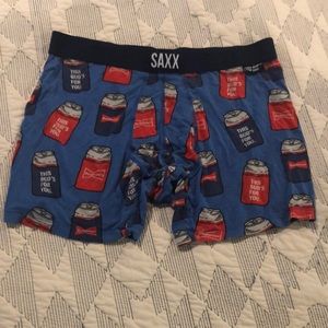 L Budweiser Saxx Vibe Boxer Briefs